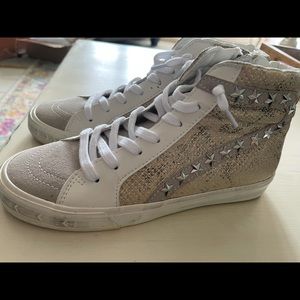 VINTAGE HAVANA Scarlet snake high top sneakers